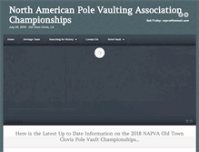 Tablet Screenshot of northamericanpolevaultassociation.com